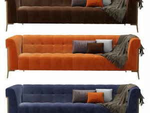 Holly-Hunt Sheffield Sofa 3D Model