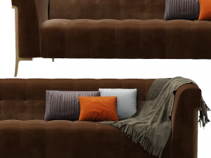 Holly-Hunt Sheffield Sofa 3D Model