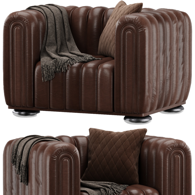 Wittmann Club 1910 Armchair 3D-Modell .c4d .max .obj .3ds .fbx .stl .blend 