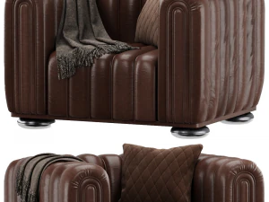 Poltrona Wittmann Club 1910 Modello 3D