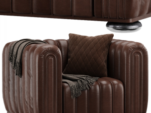 Wittmann Club 1910 Armchair 3D-Modell