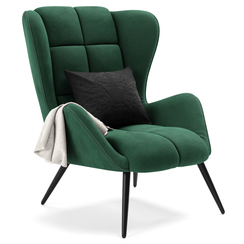 Halmar Tyrion Armchair 3D Model .c4d .max .obj .3ds .fbx .stl .blend