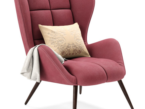 Halmar Tyrion Armchair 3D Model