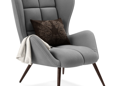 Halmar Tyrion Armchair 3D Model