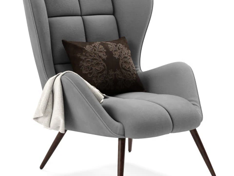 Halmar Tyrion Armchair 3D Model