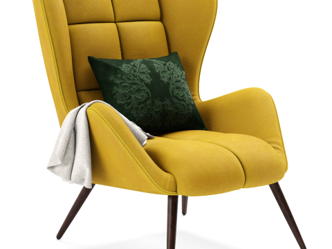 Halmar Tyrion Armchair 3D Model