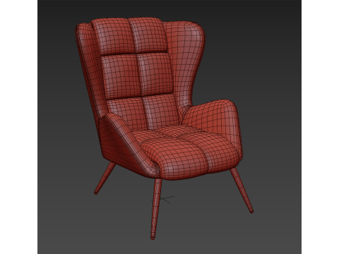 Halmar Tyrion Armchair 3D Model