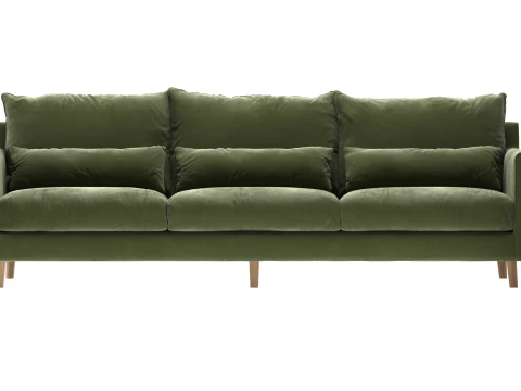 Siedzi Sally na sofie Model 3D