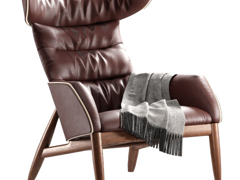 Ritzwell Beatrix High Back Easy Chair 3D Model