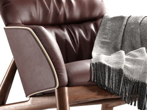 Ritzwell Beatrix High Back Easy Chair 3D Model