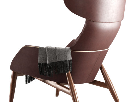 Ritzwell Beatrix High Back Easy Chair 3D Model