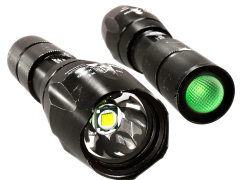 Aluminium Flashlight used Model 3D