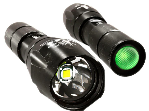 Алюминиевый фонарик б/у 3D Модель