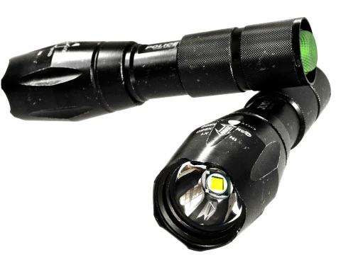 Aluminium Flashlight used 3D Model
