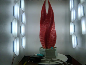 ışık efektli &ouml;l&uuml; uzay dikilitaşı 3D Baskı Modeli