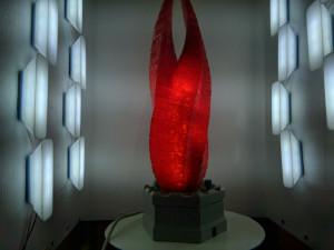 dead space obelisk with light effects 3D Принт Модель