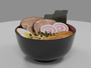 ramen - japanese noodle 3D Модель