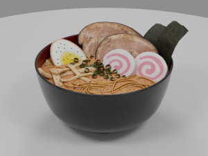 ramen - japanese noodle Modelo 3D