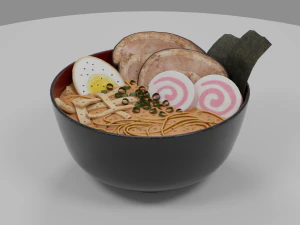 ramen - japanese noodle 3D Model