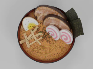ramen - japanese noodle 3D Model