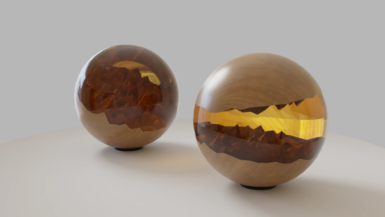 hybrid spheres 3D Model .c4d .max .obj .3ds .fbx .stl .blend 