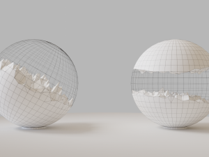 hybrid spheres Modelo 3D