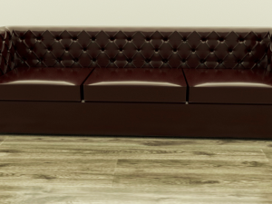 chesterfield sofa light weight 3D Модель