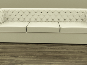 chesterfield sofa light weight 3D 모델