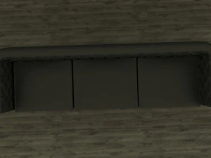 chesterfield sofa light weight 3D Model