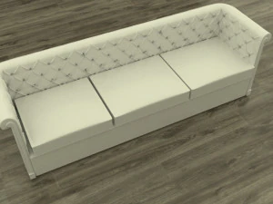 chesterfield sofa light weight 3D Model