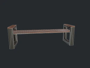 banco moderno Modelo 3D