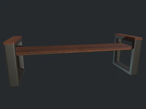 banco moderno Modelo 3D