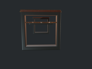 modern bench 3D मॉडल