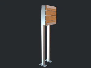 modern mailbox 3D Model