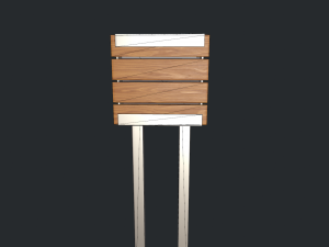 modern mailbox Modèle 3D