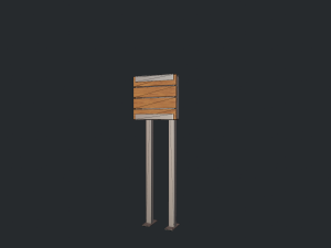 modern mailbox Modèle 3D