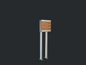 modern mailbox Modèle 3D