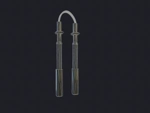 dragon nunchucks 3D 模型