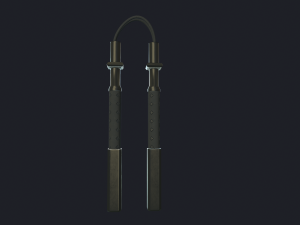 dragon nunchucks 3D 模型