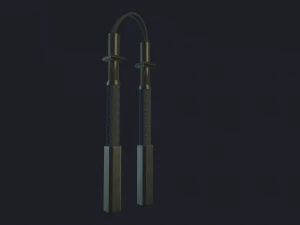 dragon nunchucks 3D Model