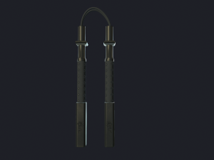 dragon nunchucks 3D 模型