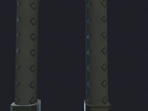 dragon nunchucks 3D 模型
