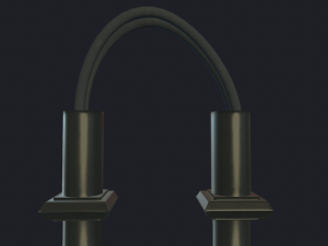 dragon nunchucks 3D 模型