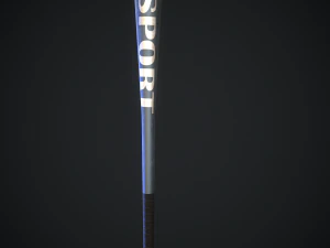 metal baseball bat 3D Model