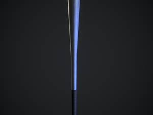 metal baseball bat 3D 모델