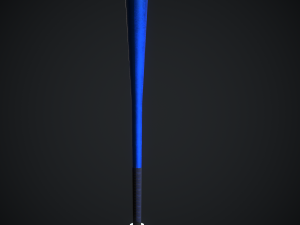 metal baseball bat 3D 모델