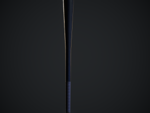metal baseball bat 3D 모델