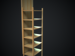 wood stillage 3D 模型