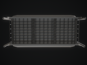 old hospital bed 3D Model