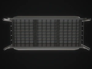 old hospital bed 3D Model
